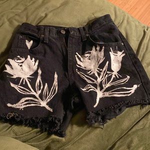 Hand dyed vintage shorts